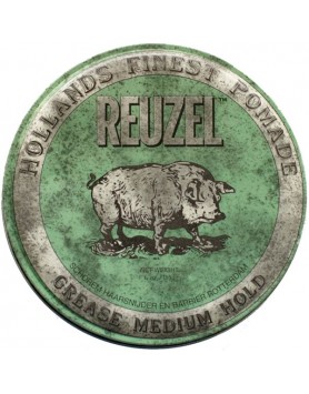 Reuzel Green Pomade Grease Medium Hold 4oz